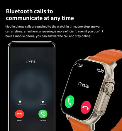 2026 Smart Watch - 2.01" HD Screen, Bluetooth Calls, Health & Fitness Tracker, Multi-Sport Mode, Compatible with Android & iOS