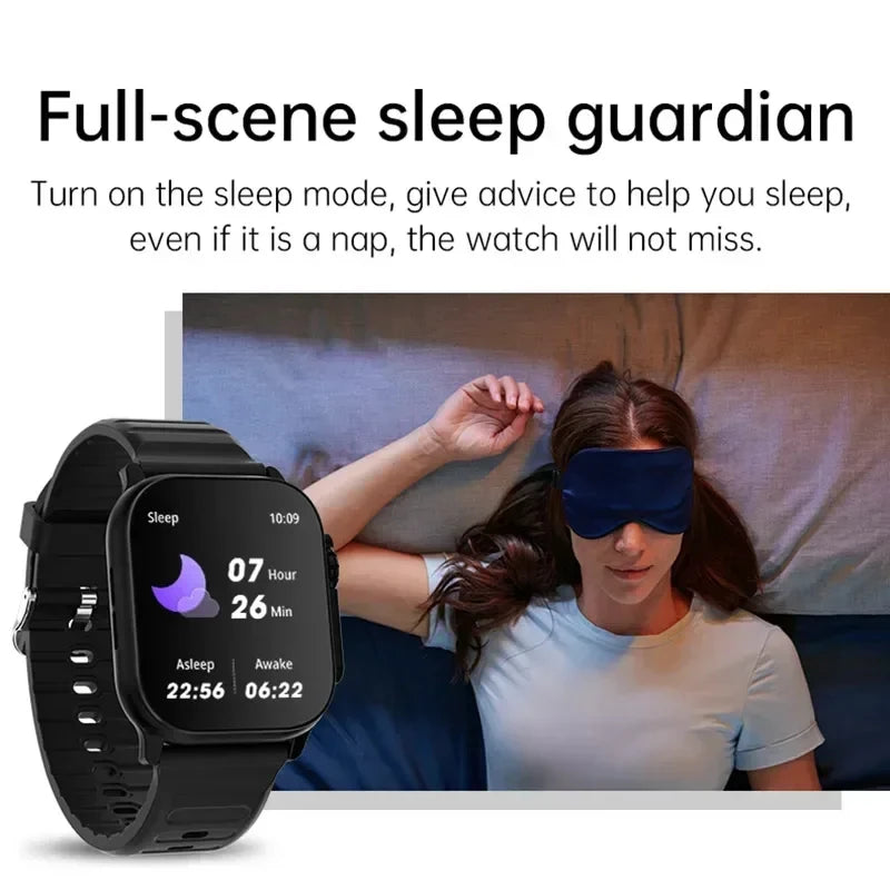 2026 Smart Watch - 2.01" HD Screen, Bluetooth Calls, Health & Fitness Tracker, Multi-Sport Mode, Compatible with Android & iOS